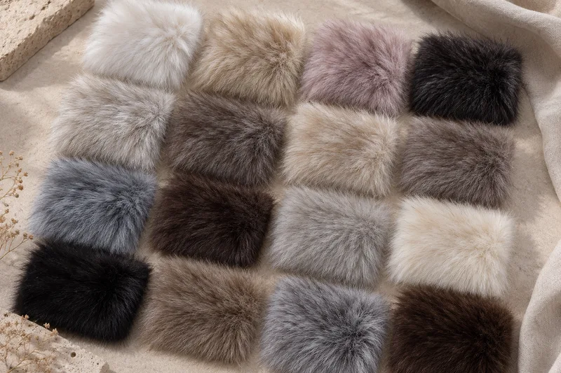 Fine faux chinchilla fur