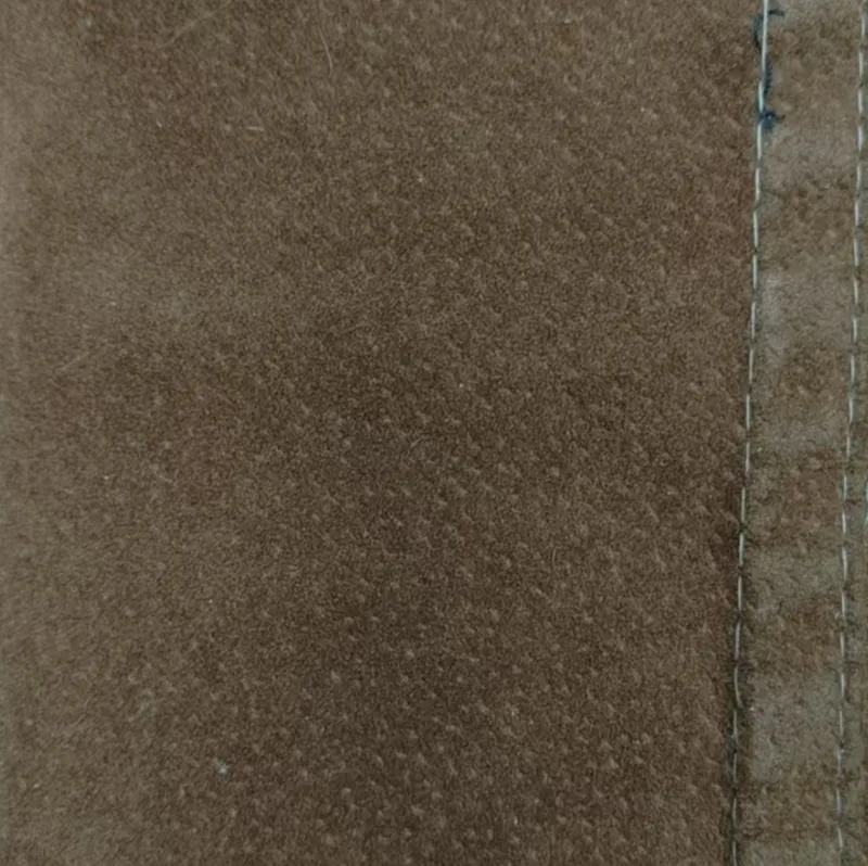 Cotton-feel pigskin-texture suede