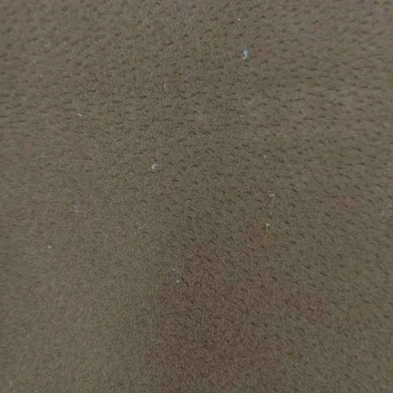 Faux suede with pigskin texture