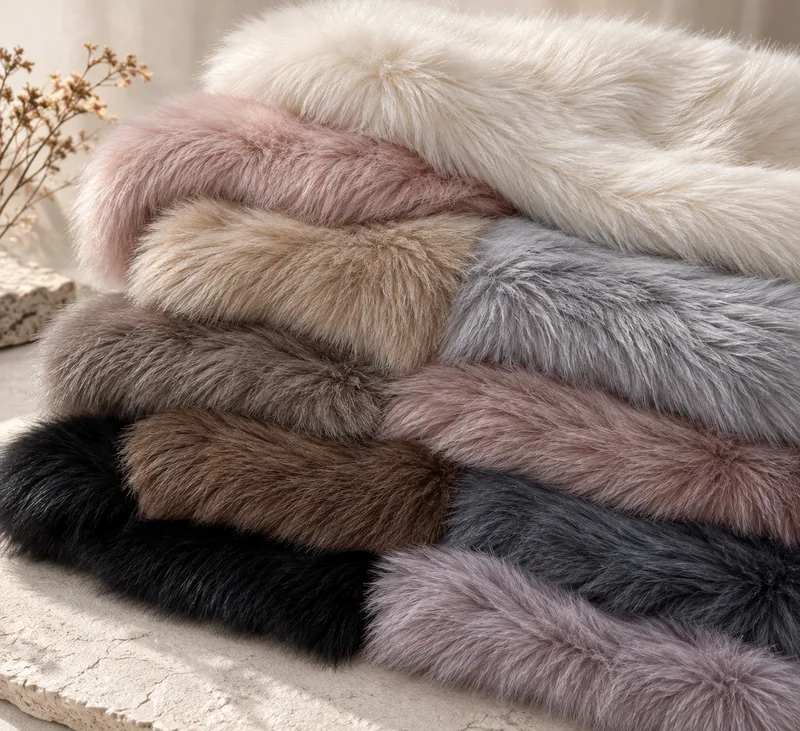 Fine faux mink fur